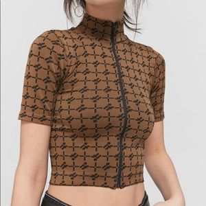 Urban Outfitters Geo print seamless top